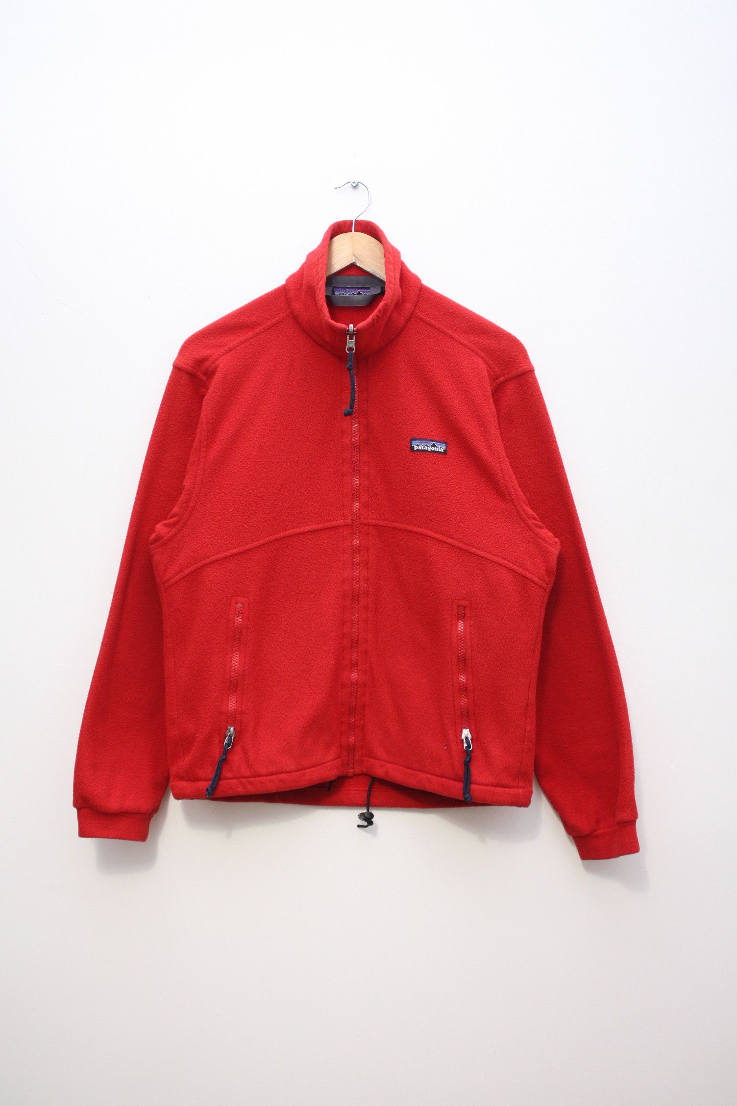 Patagonia Red Vintage Zip-Up Fleece Jacket Men's
