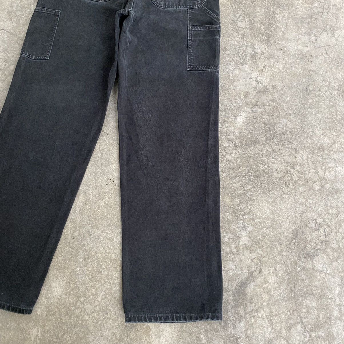 Carhartt Vintage Carhartt Faded Black Ripped Carpenter Work Pants Size US 32 / EU 48 - 18 Thumbnail
