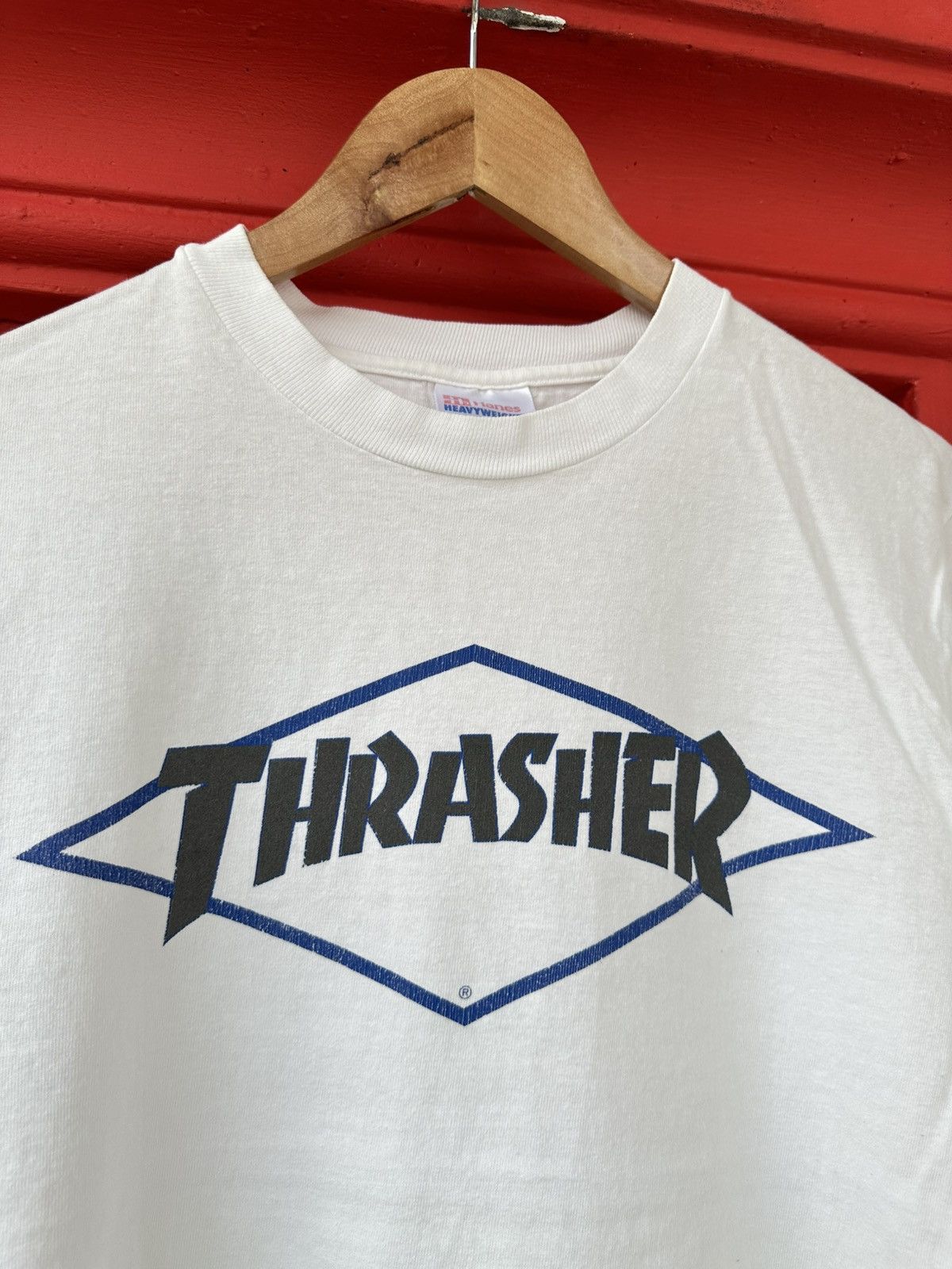 Thrasher Vintage 90s Thrasher OG Spellout Tee Size US S / EU 44-46 / 1 - 2 Thumbnail