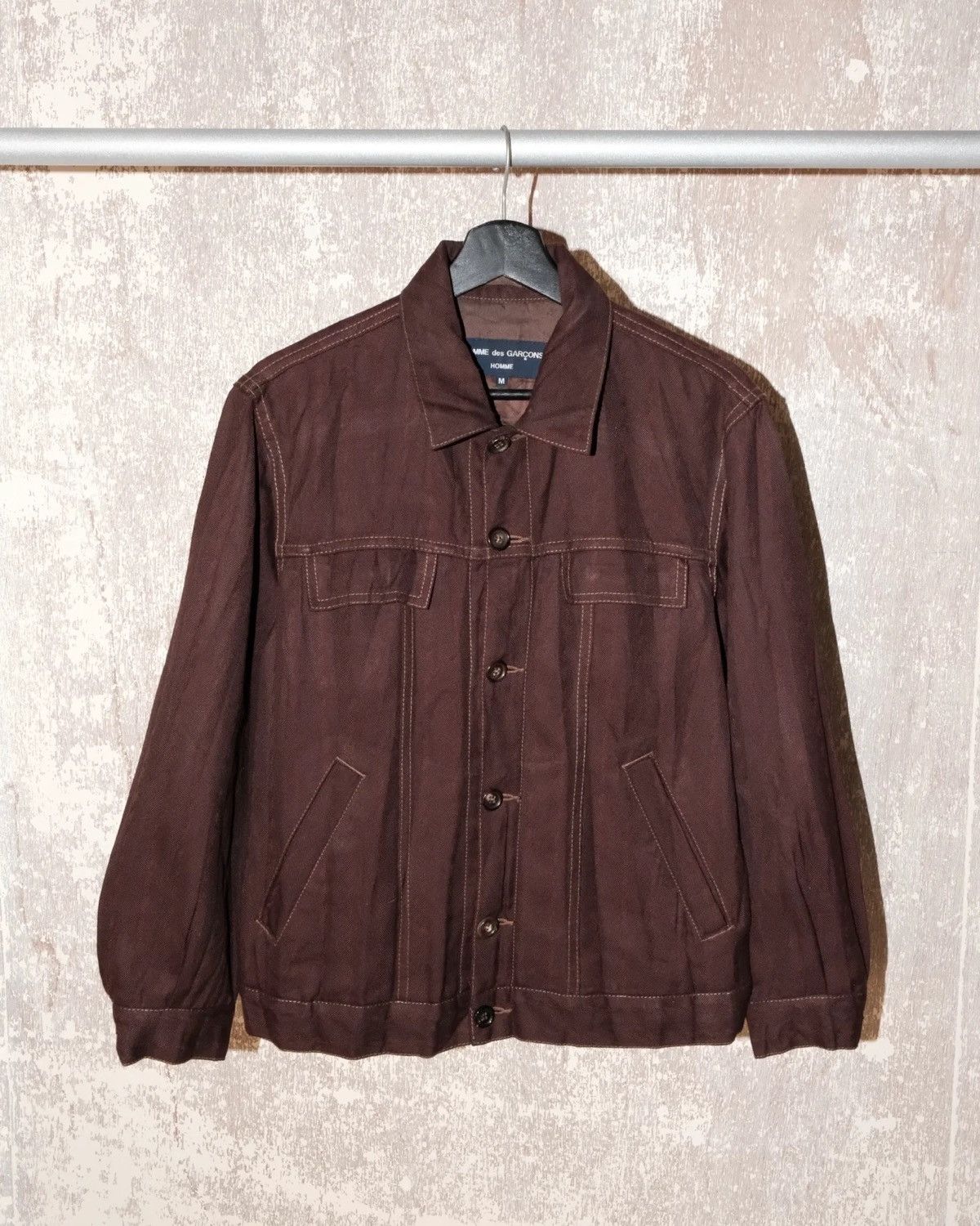 Comme des Garcons Homme COMME des GARCONS HOMME AD2004 CRINKLE JACKET Size US M / EU 48-50 / 2 - 1 Thumbnail