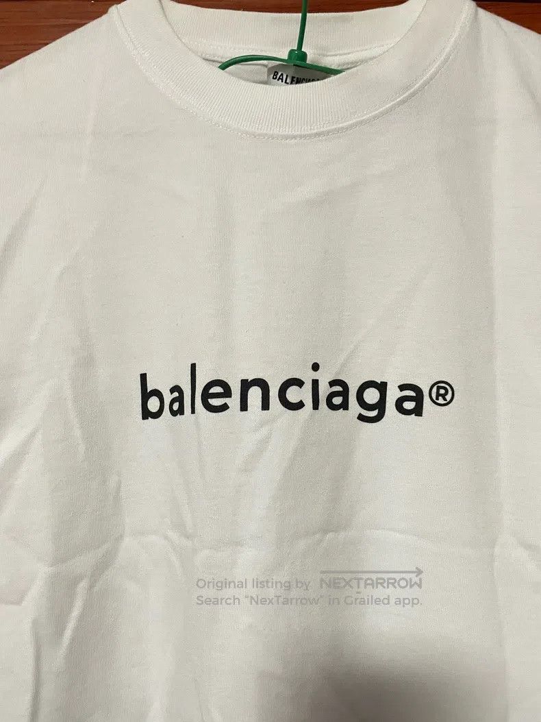 Balenciaga Balenciaga Letter print white short-sleeved T-shirt, size Size US M / EU 48-50 / 2 - 3 Thumbnail