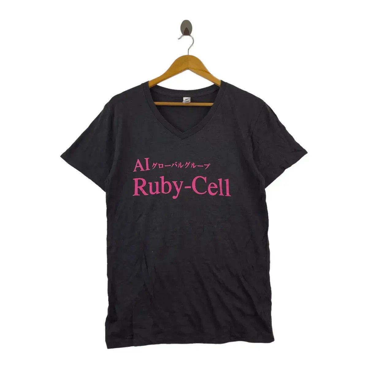 Japanese Brand RUBY CELL AI GLOBAL GROUP Japan Cosmetic Tee Shirt Top Size L / US 10 / IT 46 - 1 Thumbnail