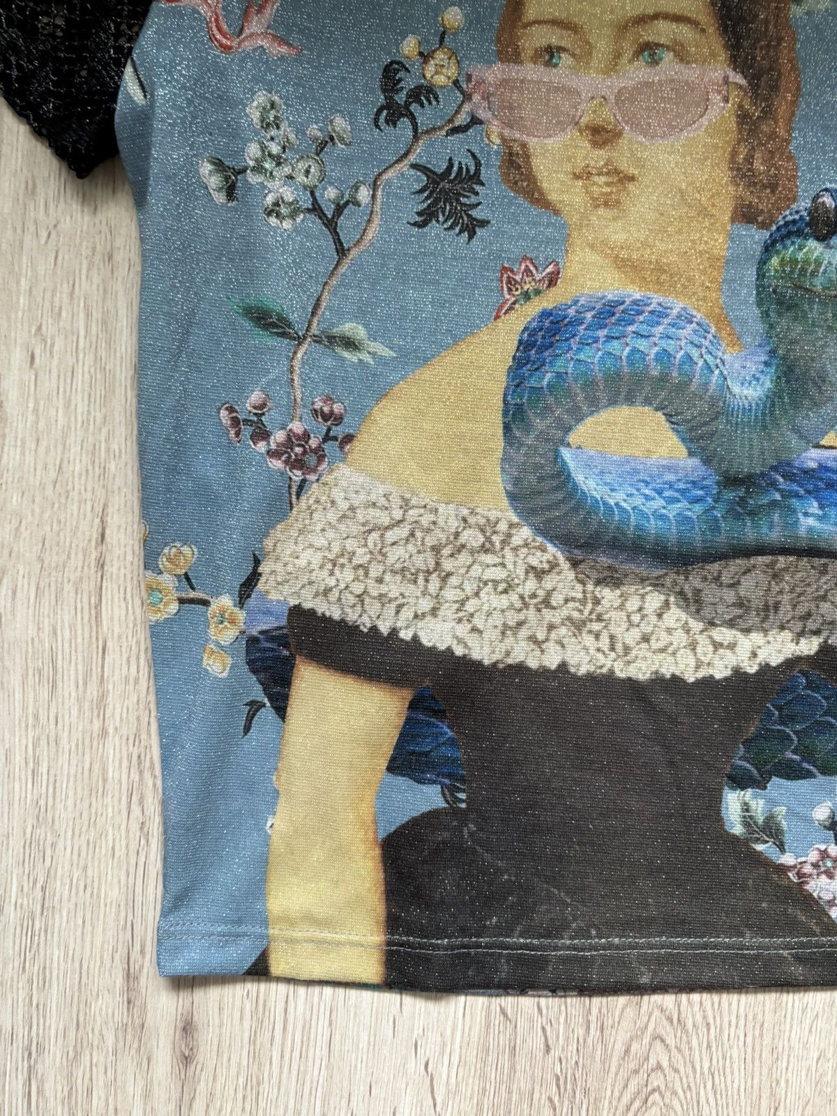 Desigual Desigual Filipa Glossy Art Collage Print Tshirt Size XS / US 0-2 / IT 36-38 - 5 Thumbnail