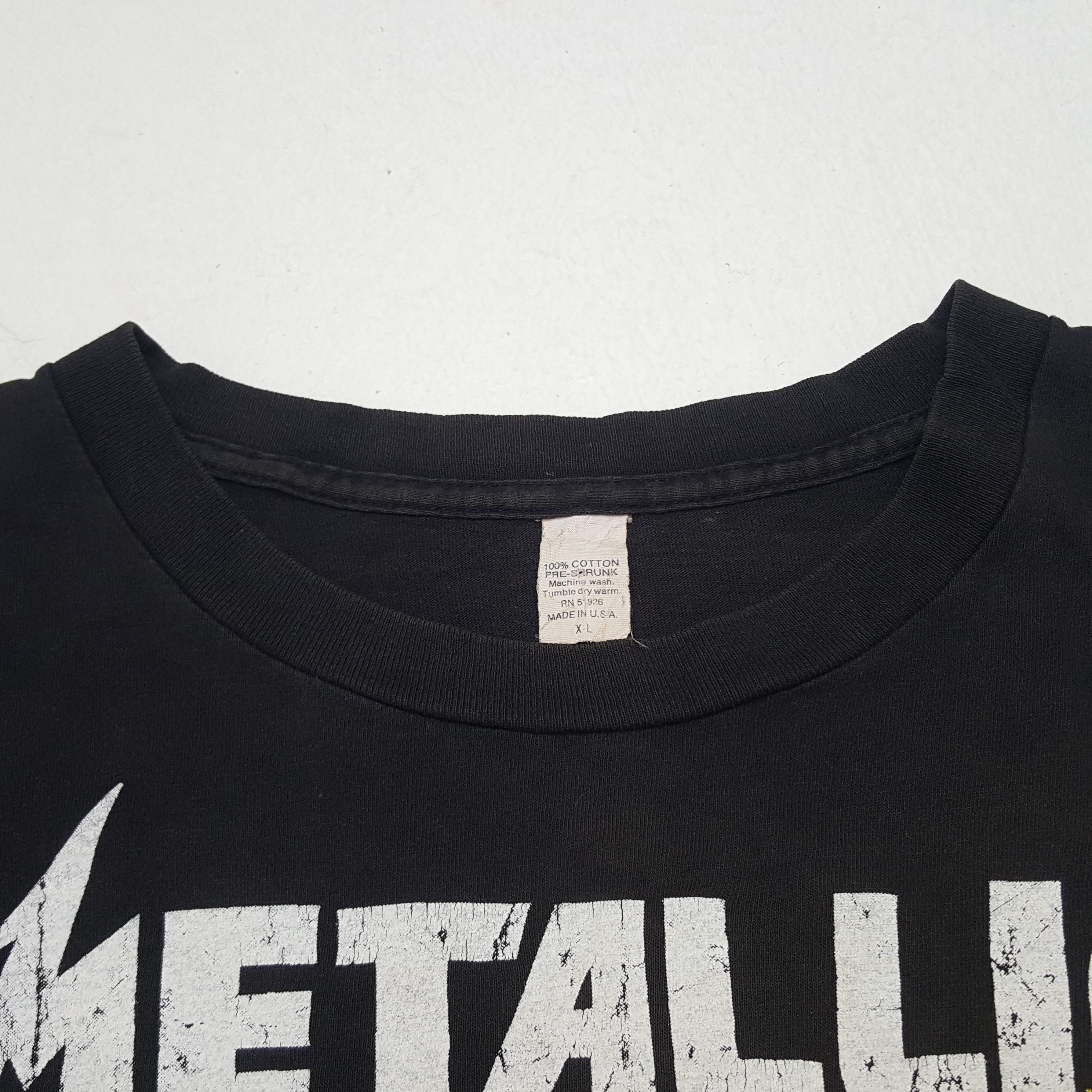 Band Tees × Metallica × Vintage Vintage Metallica Tour 1994 American Band Tshirt Size US XL / EU 56 / 4 - 5 Thumbnail