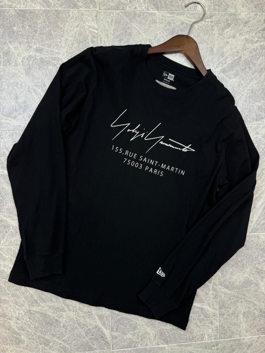 Yohji Yamamoto YOHJI YAMAMOTO×NEW ERA PARIS 20AW logo long sleeve T-shirt Size US L / EU 52-54 / 3 - 1 Thumbnail