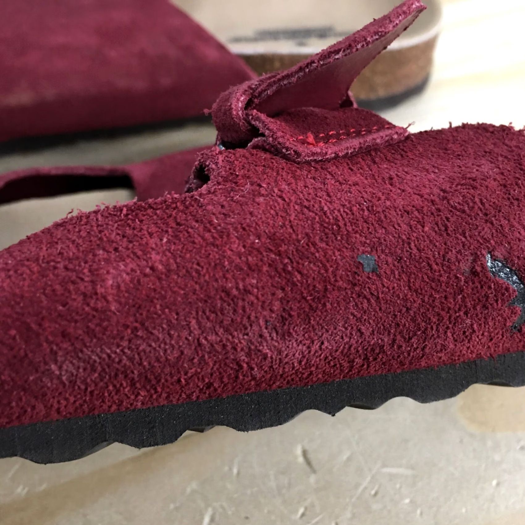American Eagle Outfitters American Eagle Outfitters Sandals Womens 8 Slide Burgundy Buckle Comfort Casual Size US 8 / IT 38 - 5 Thumbnail