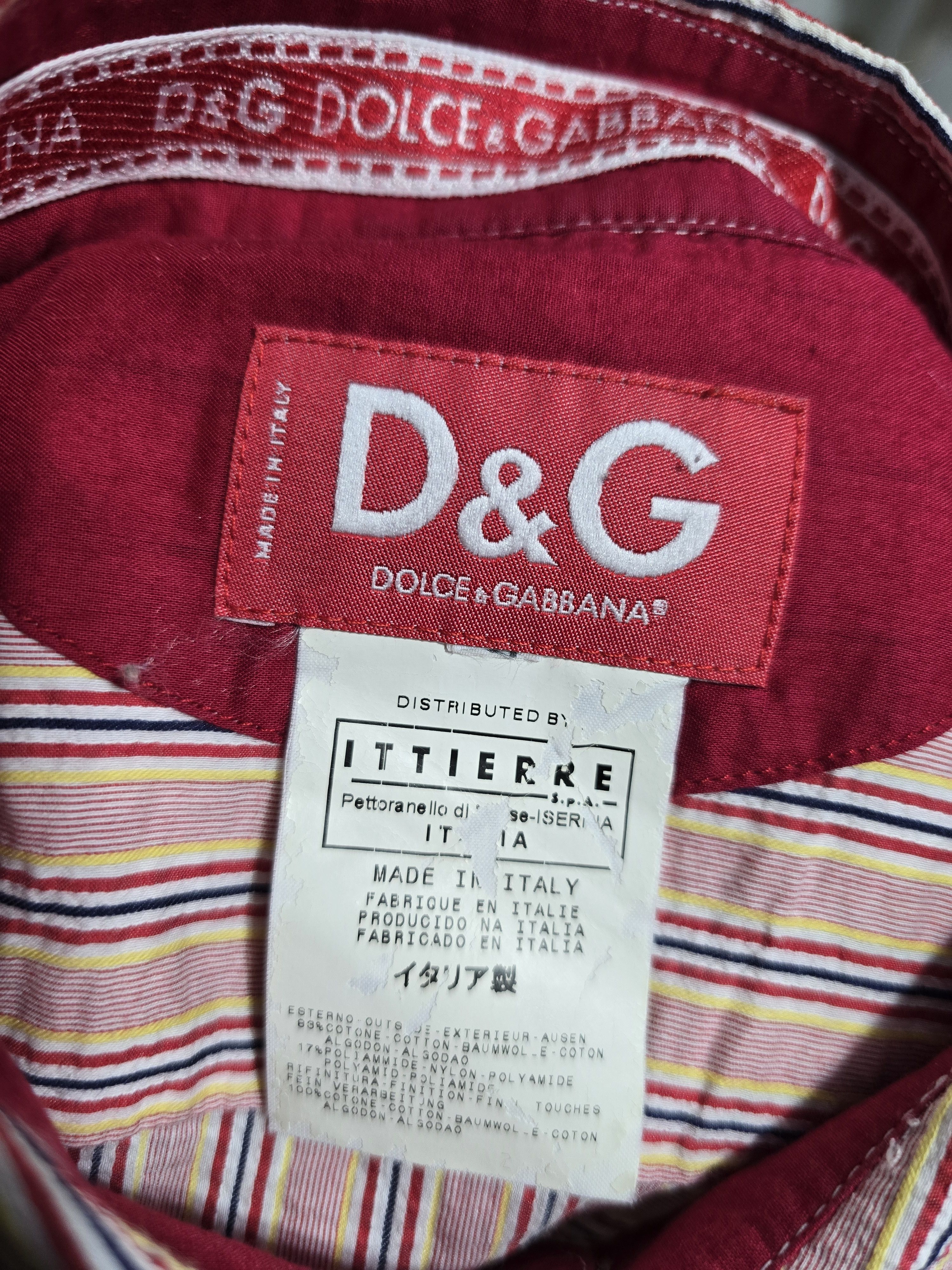 Dolce & Gabbana × Vintage DOLCE & GABBANA shirt Men VINTAGE 2000' RARE MEDIUM Size US M / EU 48-50 / 2 - 16 Thumbnail
