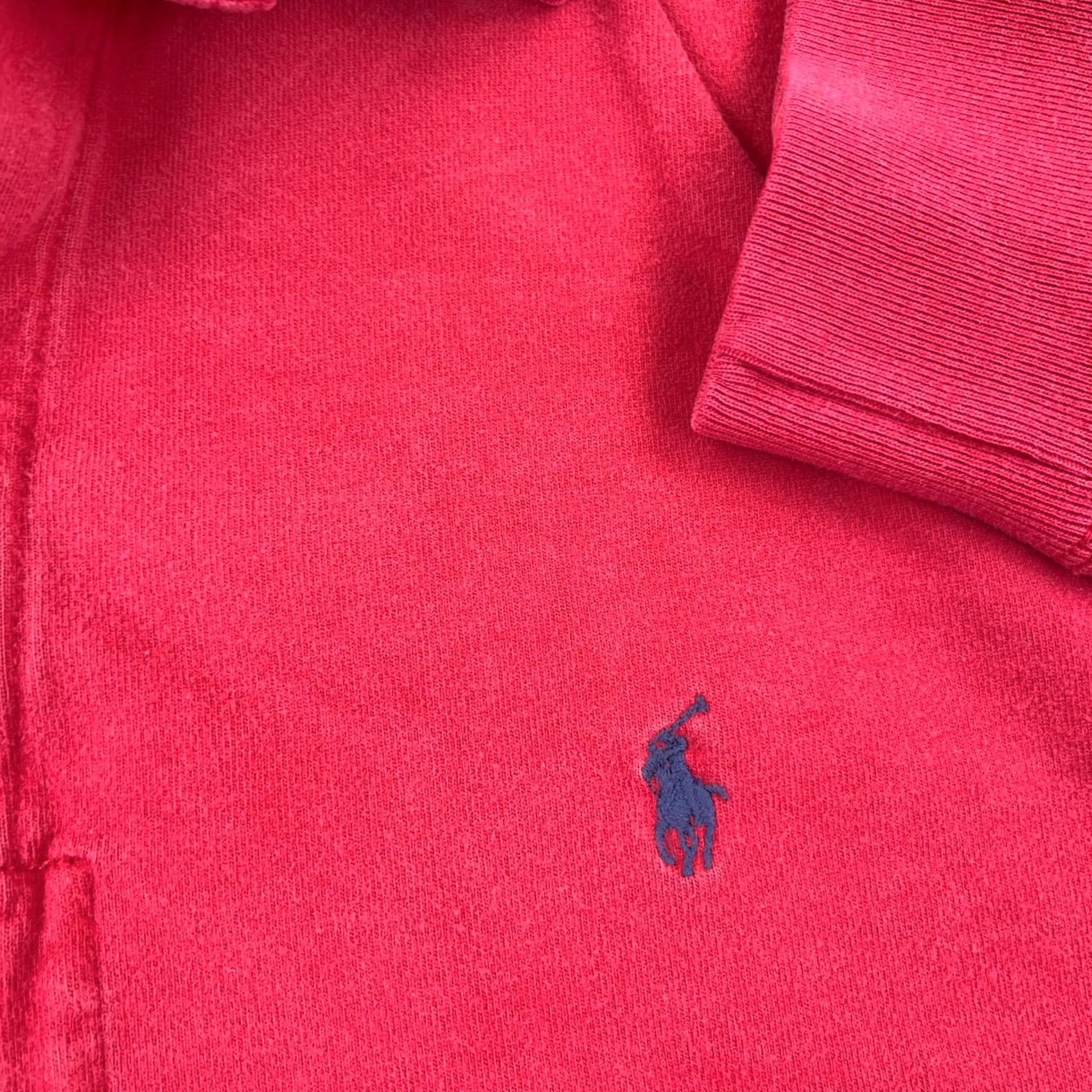 Polo Ralph Lauren VINTAGE Polo Ralph Lauren Rugby Shirt Men 2XL Red Blue 90s Long Sleeve Pony Size US XXL / EU 58 / 5 - 6 Thumbnail