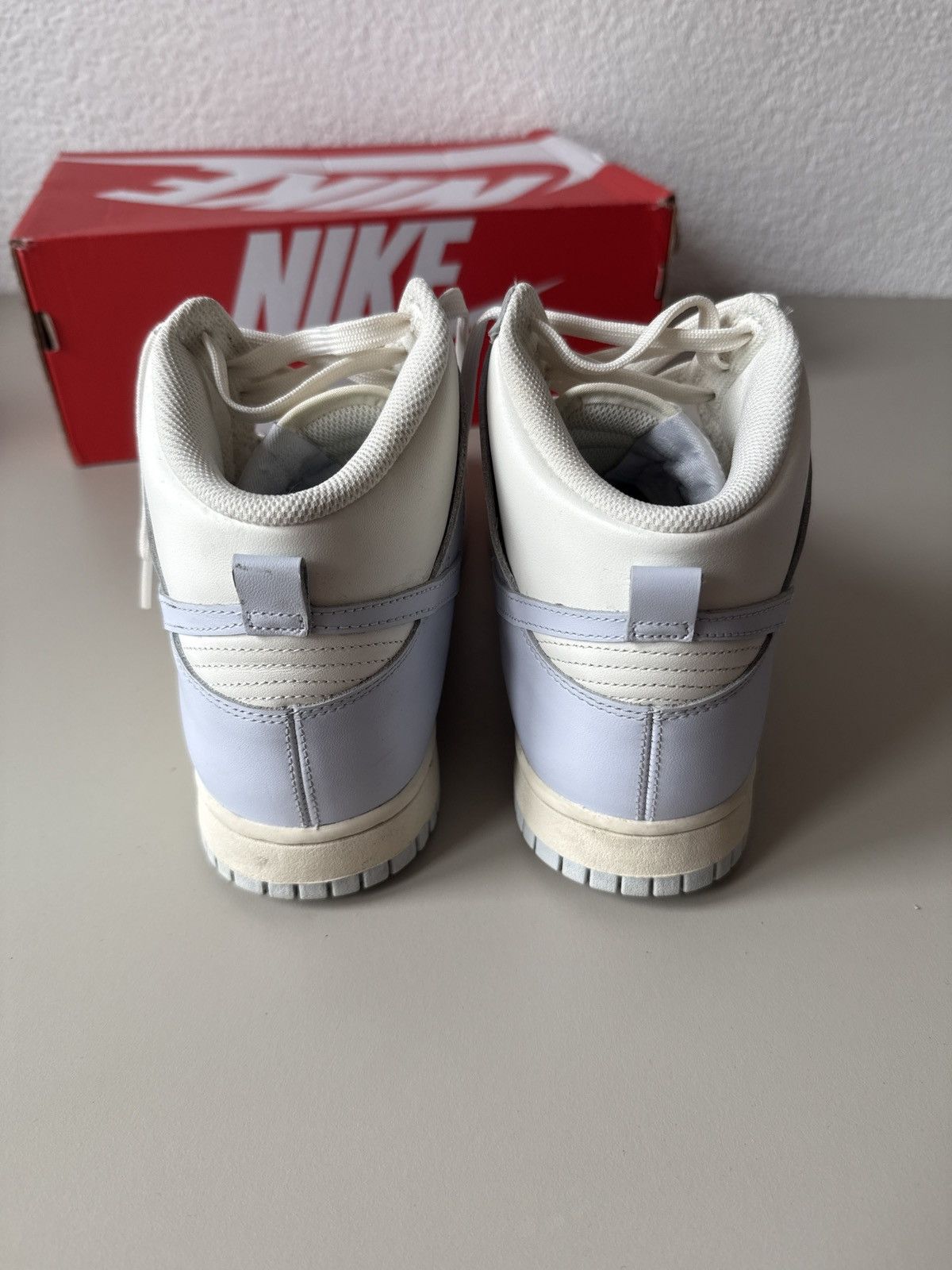 Nike Nike Dunk High Football Grey Size US 8.5 / EU 41-42 - 5 Thumbnail