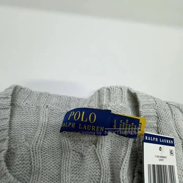 Polo Ralph Lauren Polo Ralph Lauren Men's Gray Logo Embroidered Sweater. Size US L / EU 52-54 / 3 - 2 Thumbnail