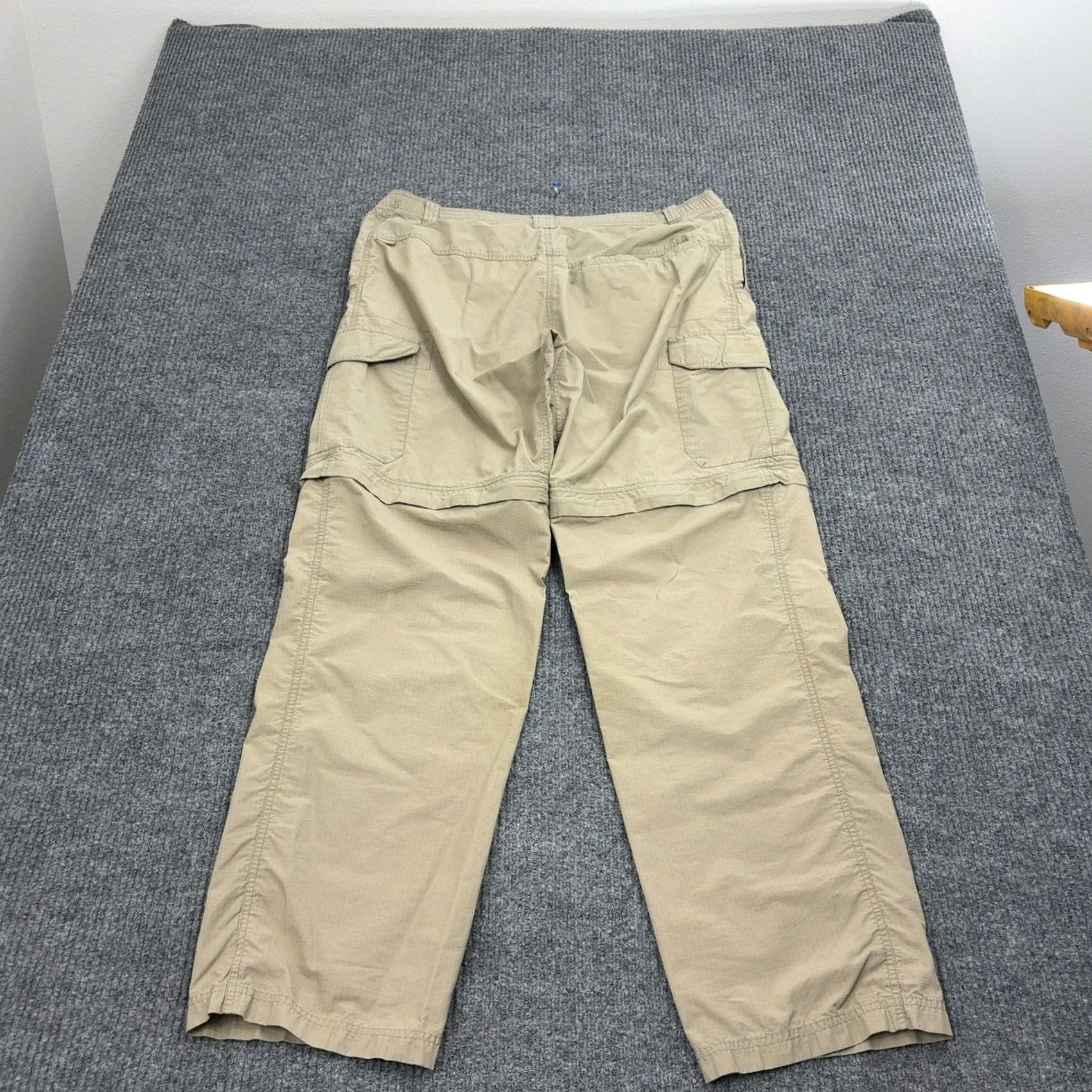 Vintage Columbia Cargo Pants Mens L Tan Cotton Nylon Ripstop Convertible Hiking Outdoor Size US 38 / EU 54 - 6 Thumbnail