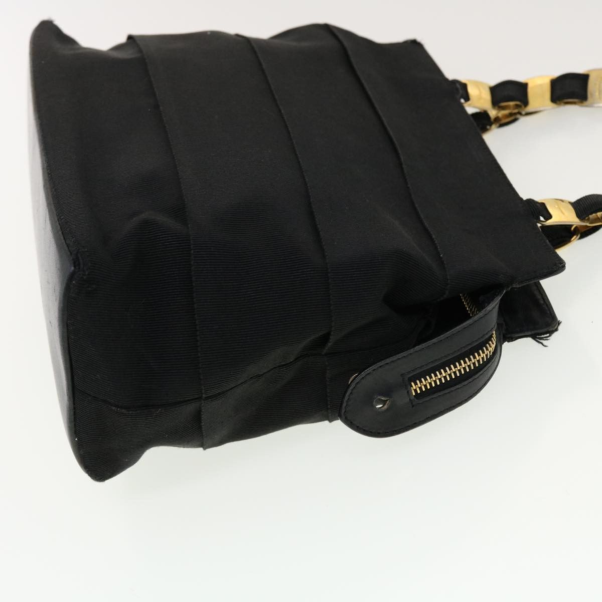 Salvatore Ferragamo Salvatore Ferragamo Hand Bag Nylon Black Au-21-5251 Size ONE SIZE - 4 Thumbnail