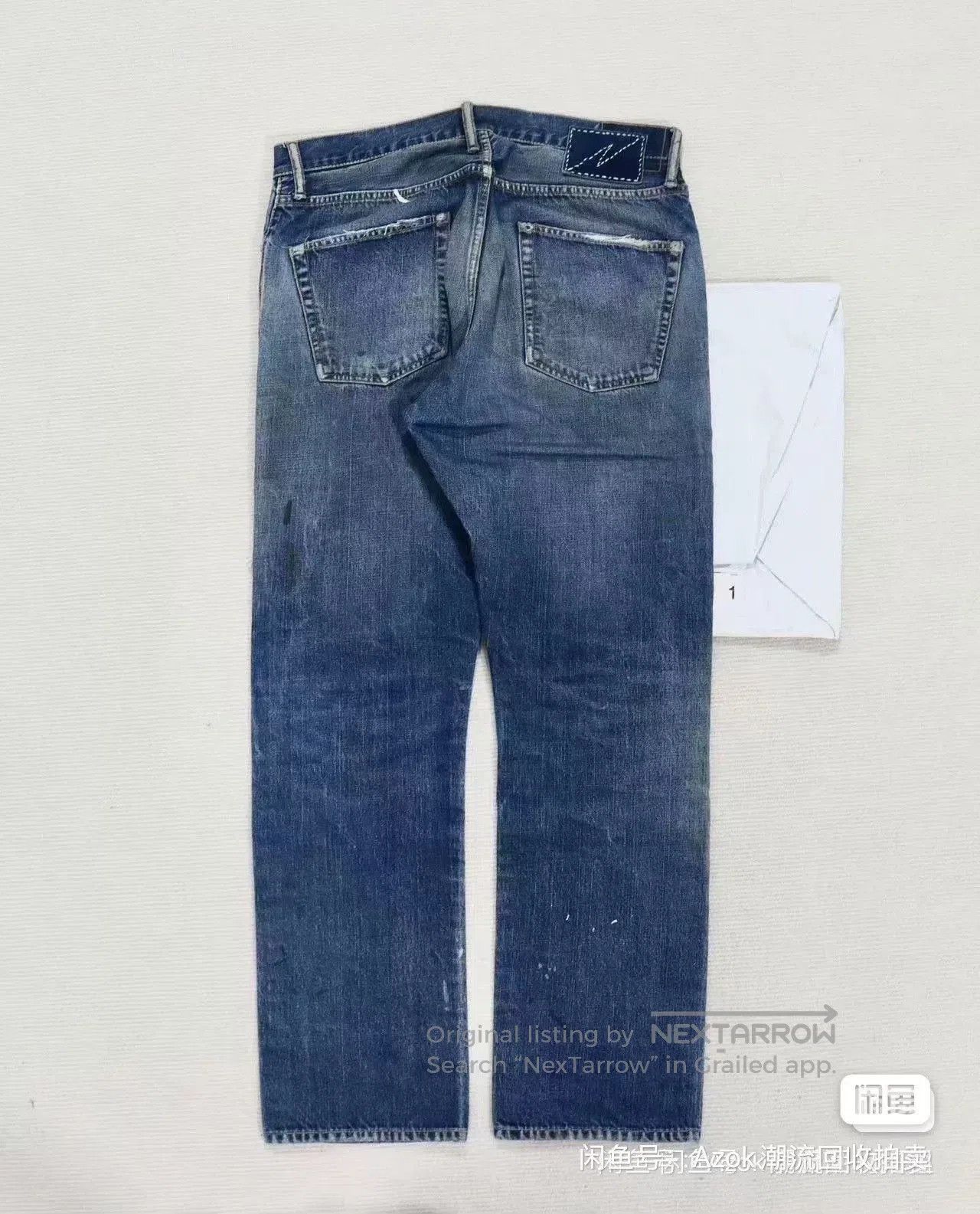 Visvim Visvim Dry4 Distressed Blue Denim. Size US 26 / EU 42 - 2 Thumbnail