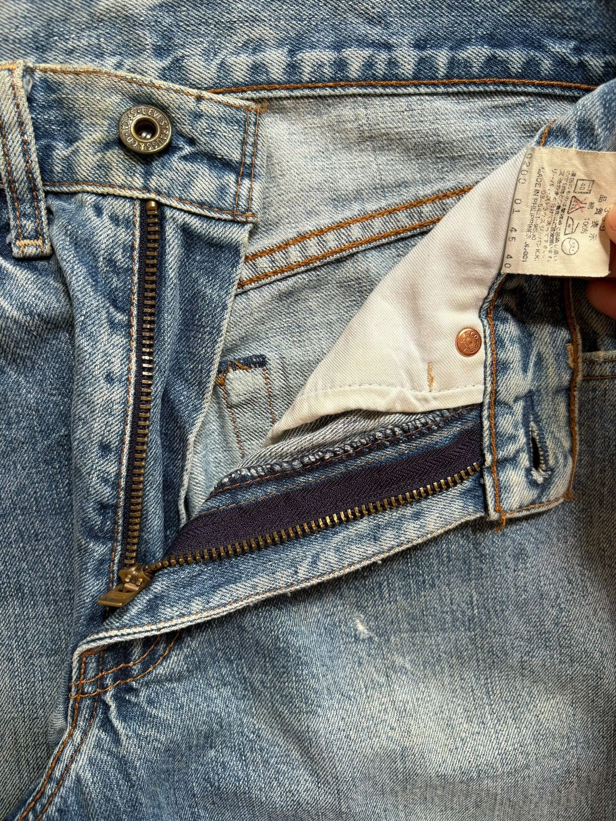 Levi's × Levi's Vintage Clothing Vintage 90s Levis 504 Mud Wash Loose Baggy Jeans Size US 27 - 3 Thumbnail