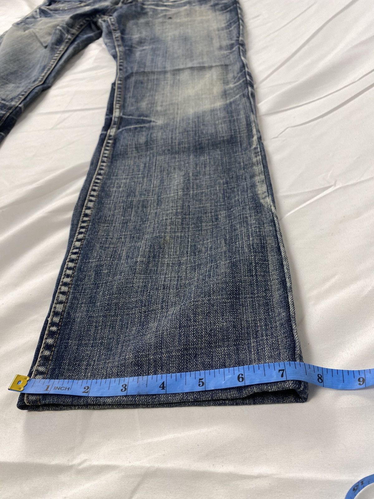 Japanese Brand 2000 Rupert Edge Washed Japanese Punk Style Jeans Denims Size US 35 - 22 Thumbnail