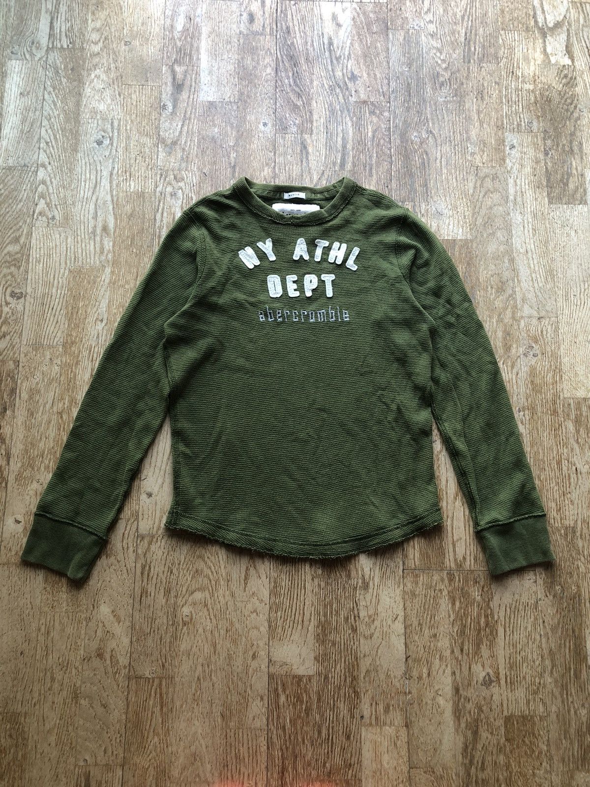 Abercrombie & Fitch ABERCROMBIE & FITCH VINTAGE LONG SLEEVE SWEATER SHIRT Size US M / EU 48-50 / 2 - 1 Thumbnail