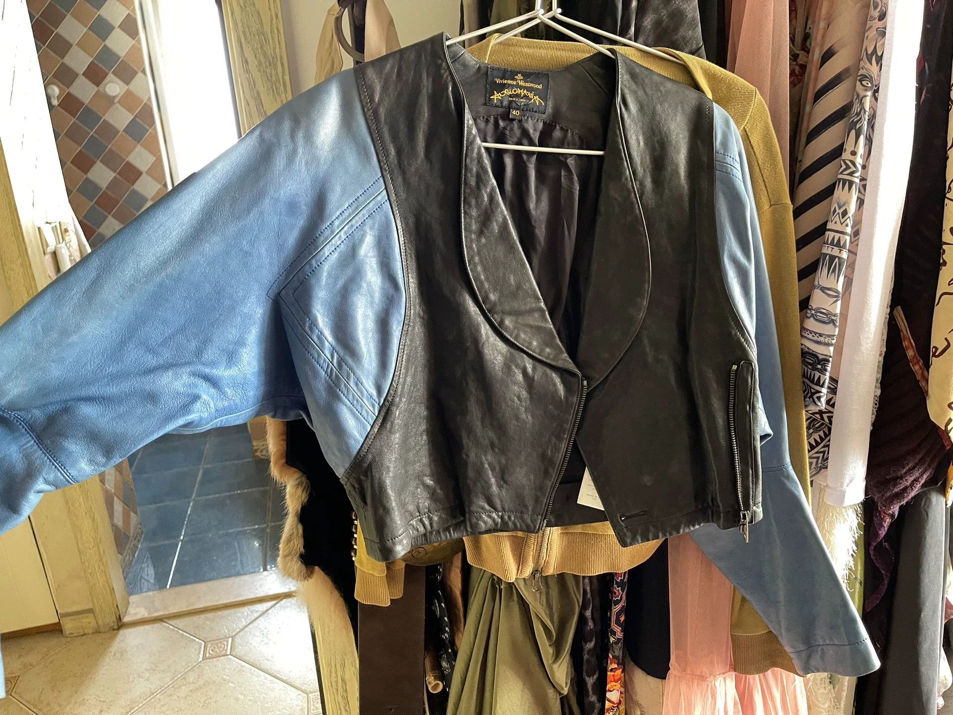 Vivienne Westwood Vivienne Westwood Punk Colorblock Leather Jkt Wmns 40 Size S / US 4 / IT 40 - 9 Thumbnail