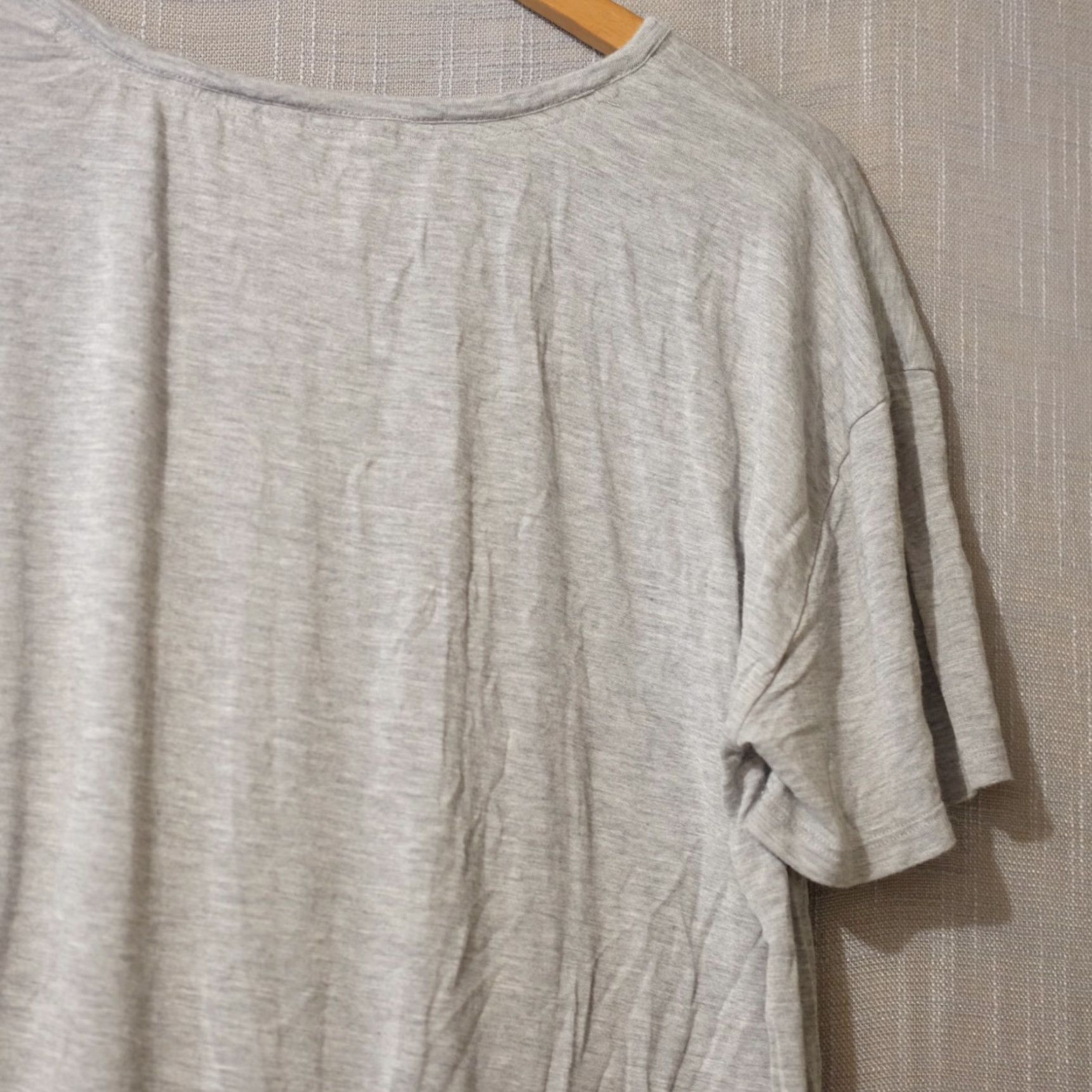 Lucky Brand VINTAGE Lucky Brand T-Shirt Womens XL Grey Spell Out Super Soft Size XL / US 12-14 / IT 48-50 - 7 Thumbnail