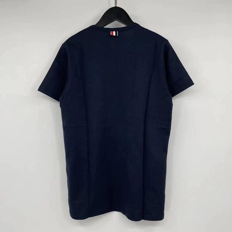 Thom Browne Thom browne Dark blue pocket striped short sleeves 2503-Nex Size US XS / EU 42 / 0 - 2 Thumbnail