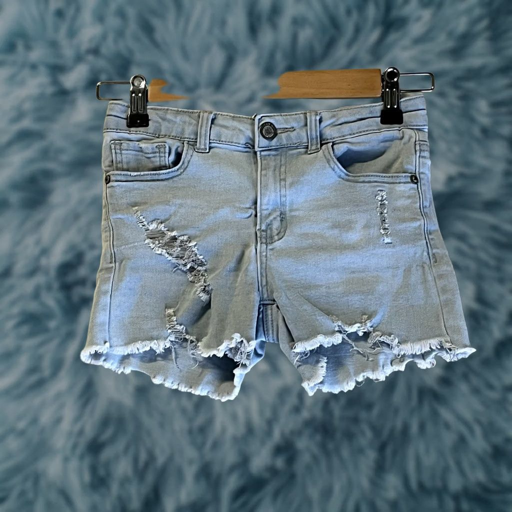 Denime 1st Kiss Shorts Bermuda Jeans Junior 12 Blue Denim Flat Front Casual Boys/Girls? Size 34" / US 12 / IT 48 - 1 Thumbnail
