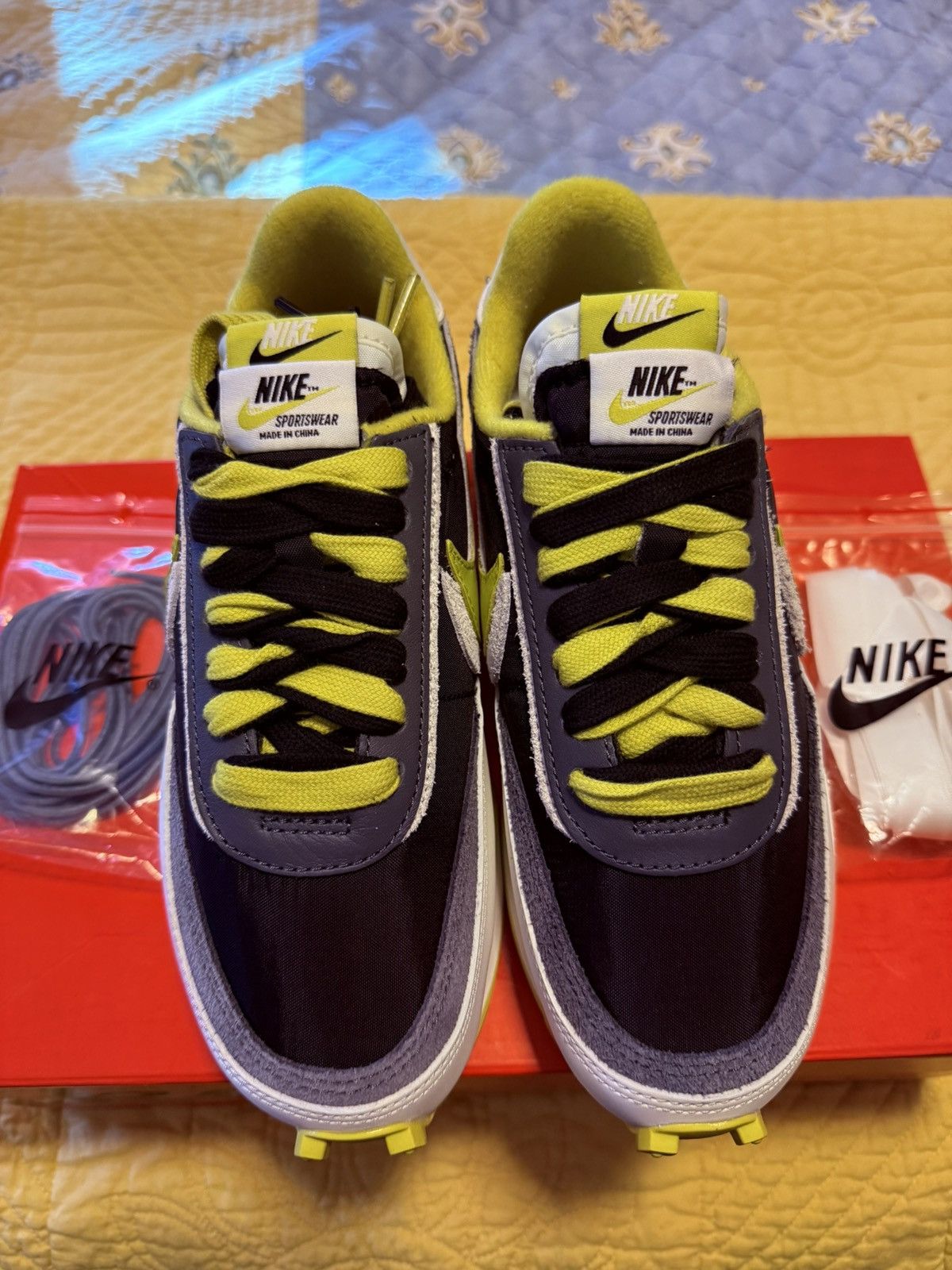 Nike × Sacai × Undercover Nike Sacai Undercover June Takahashi LD Waffle Citron Yellow Size US 5.5 / IT 35.5 - 8 Thumbnail