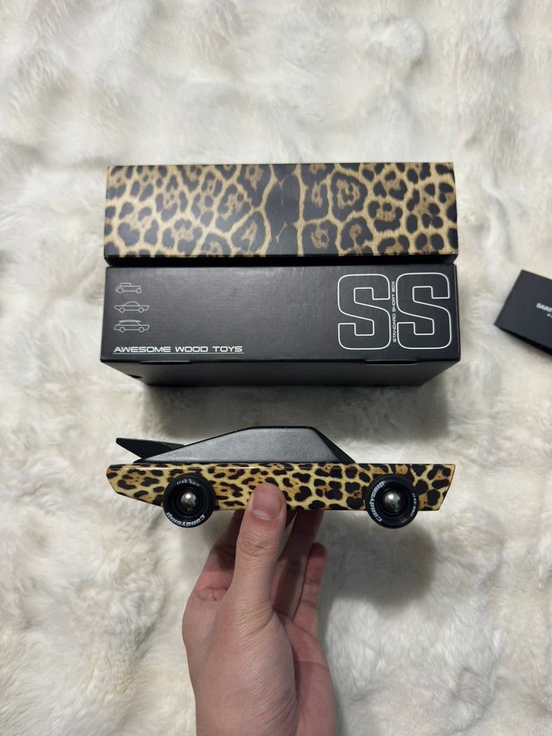 Saint Laurent Paris saint laurent parisLeopard print solid wood car model 2503- Size ONE SIZE - 1 Thumbnail