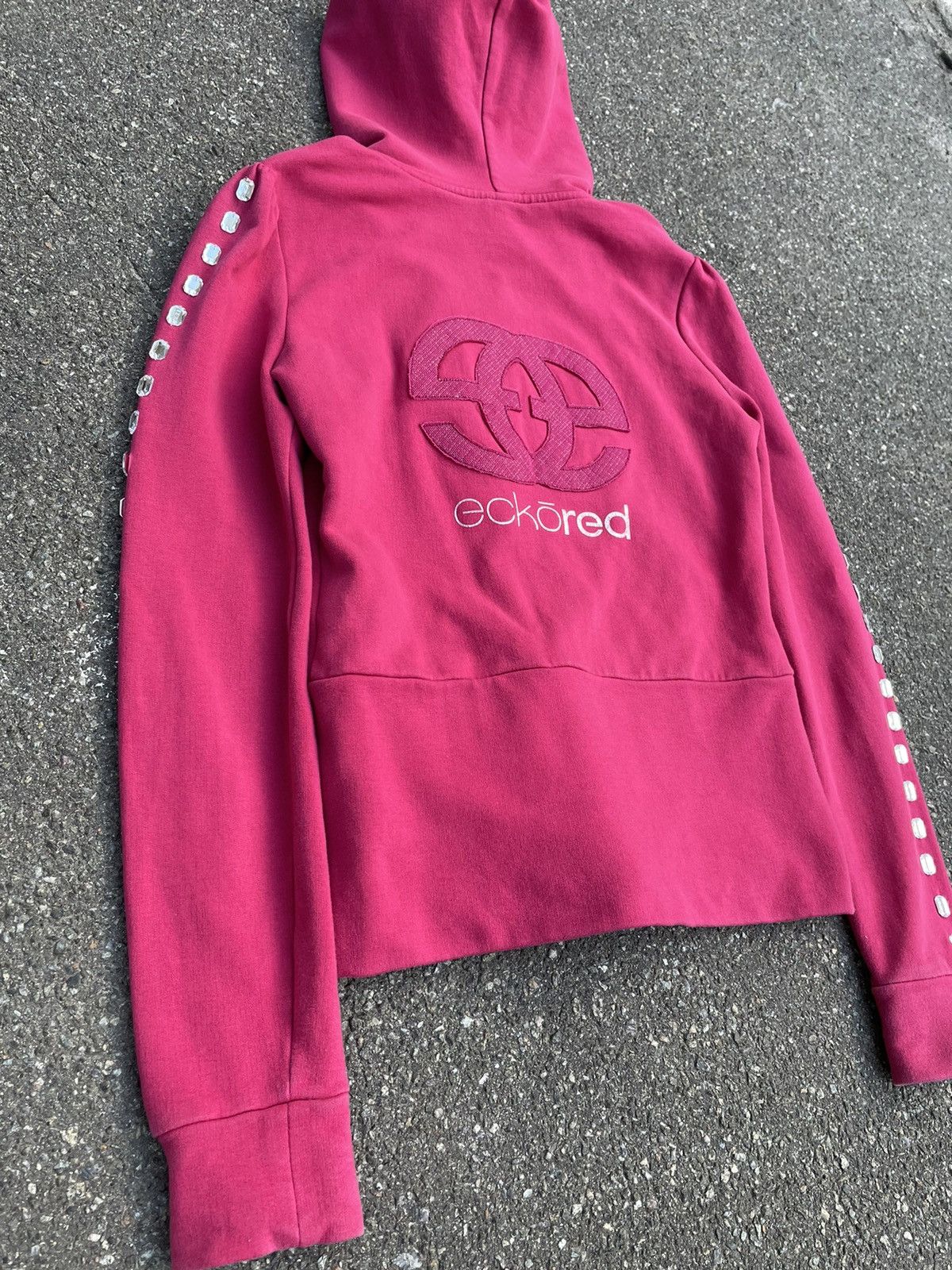 Vintage Vintage Y2K 00s Britney Spears Style Pink Zip Hoodie Size S / US 4 / IT 40 - 6 Thumbnail