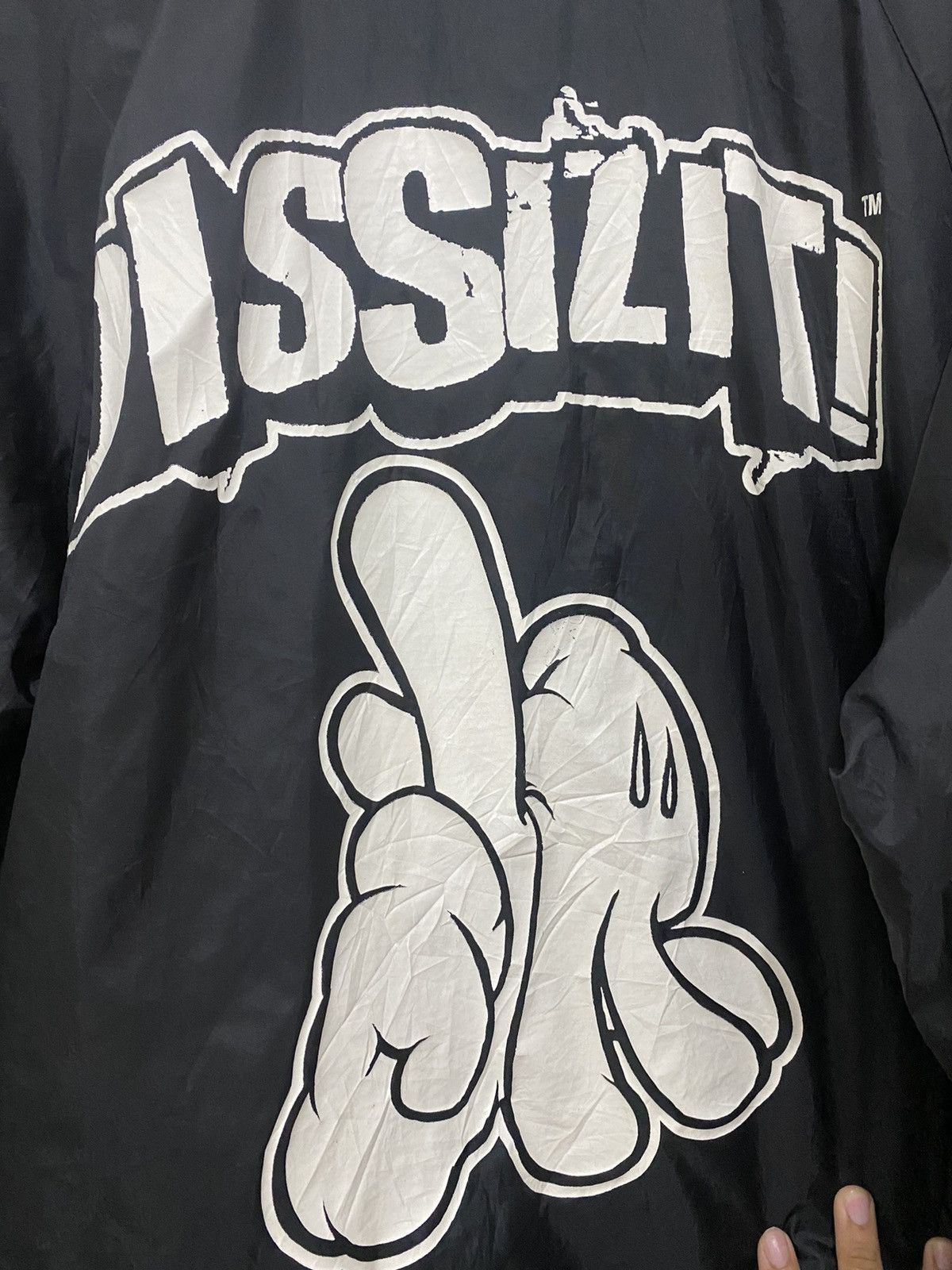Dissizit × Japanese Brand Dissizit Liberty Or Death Big Logo Coach Jacket Size US L / EU 52-54 / 3 - 8 Thumbnail