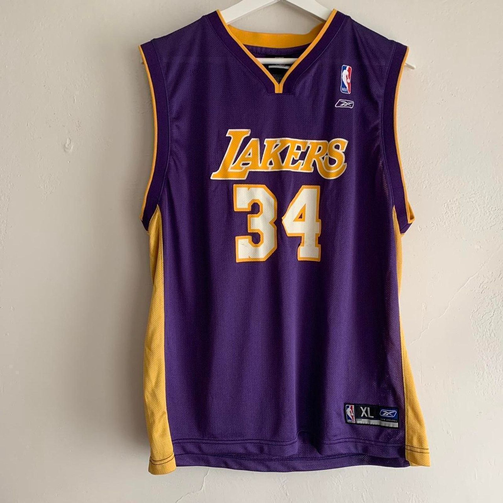 Reebok Vintage Reebok Shaq Shaquille O’Neal Lakers Jersey Size US XL / EU 56 / 4 - 3 Thumbnail