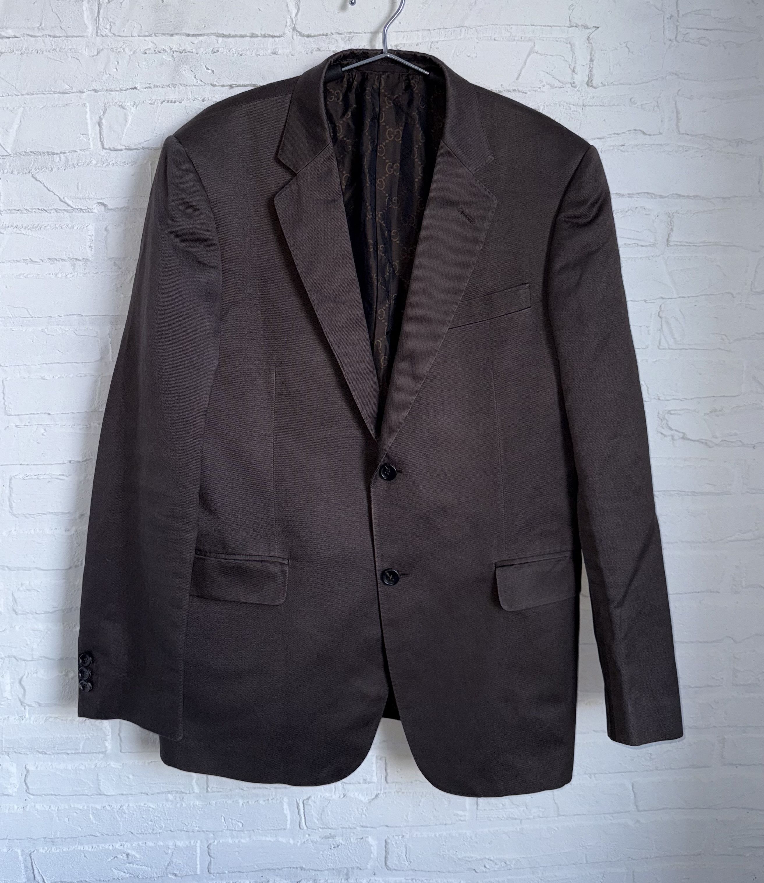 Gucci Gucci x Tom Ford GG monogram inside blazer Size 52R - 1 Thumbnail