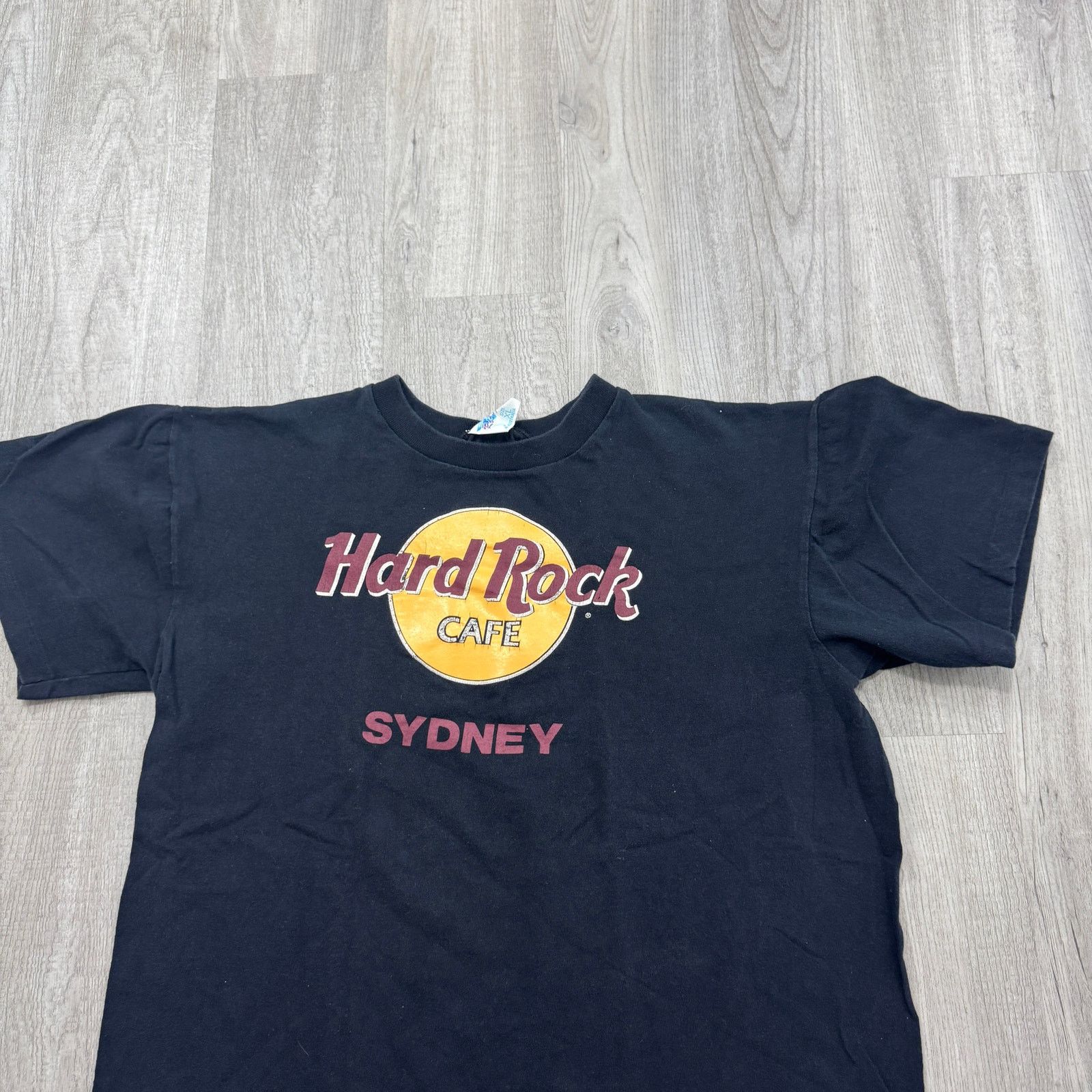 Hard Rock Cafe Vintage Hard Rock Cafe Sydney Shirt Men's XL Black 90s Size US XL / EU 56 / 4 - 2 Thumbnail