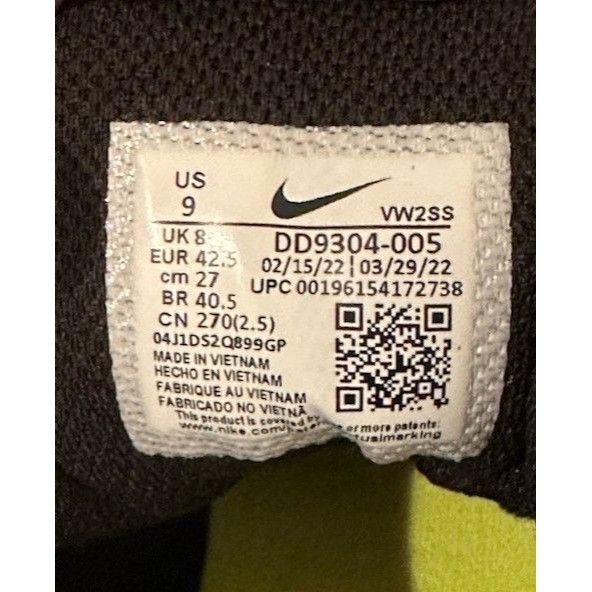 Nike Nike Renew Elevate 3 'Black Navy Volt' Shoes DD9304-005 Men' Size US 9 / EU 42 - 4 Thumbnail