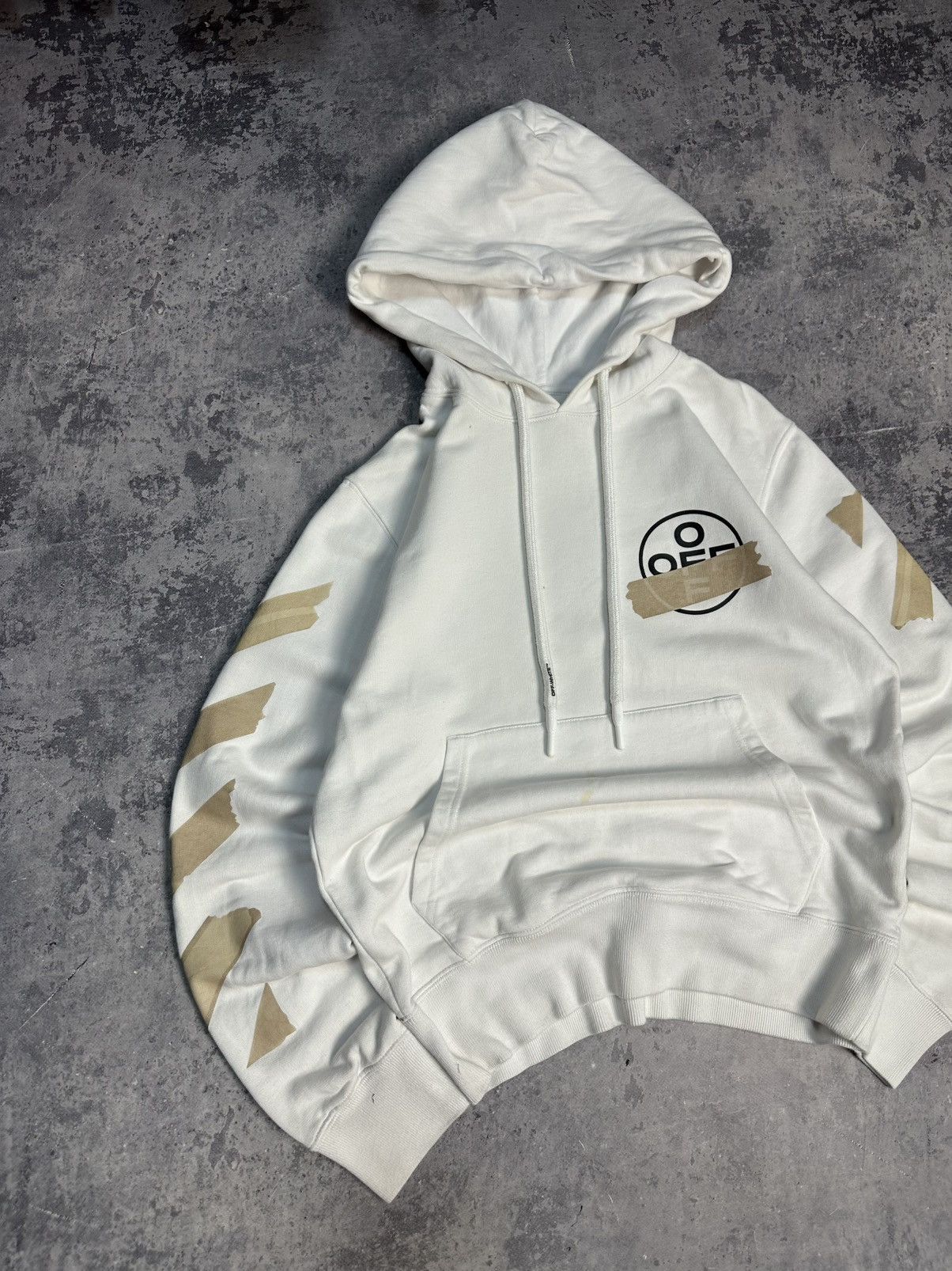 Off-White OFF-WHITE Tape Arrows Hoodie Size US S / EU 44-46 / 1 - 3 Thumbnail