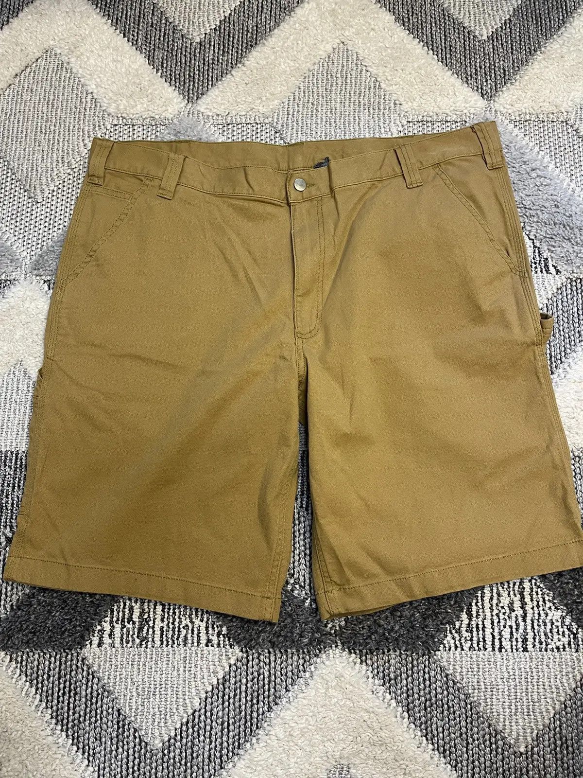 Carhartt CARHARTT SINGLE KNEE BERMUDA RELAXED CARPENTER BAGGY SHORTS Size US 41 - 2 Thumbnail