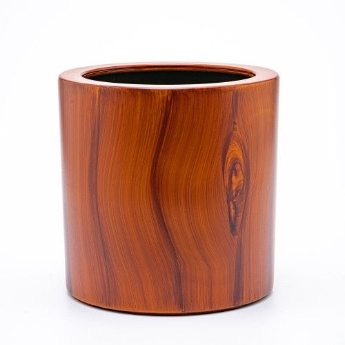 Designer × Homemade 7.8 in. Dark Wood Plastic Self-watering Planter Pot Size US L / EU 52-54 / 3 - 3 Thumbnail