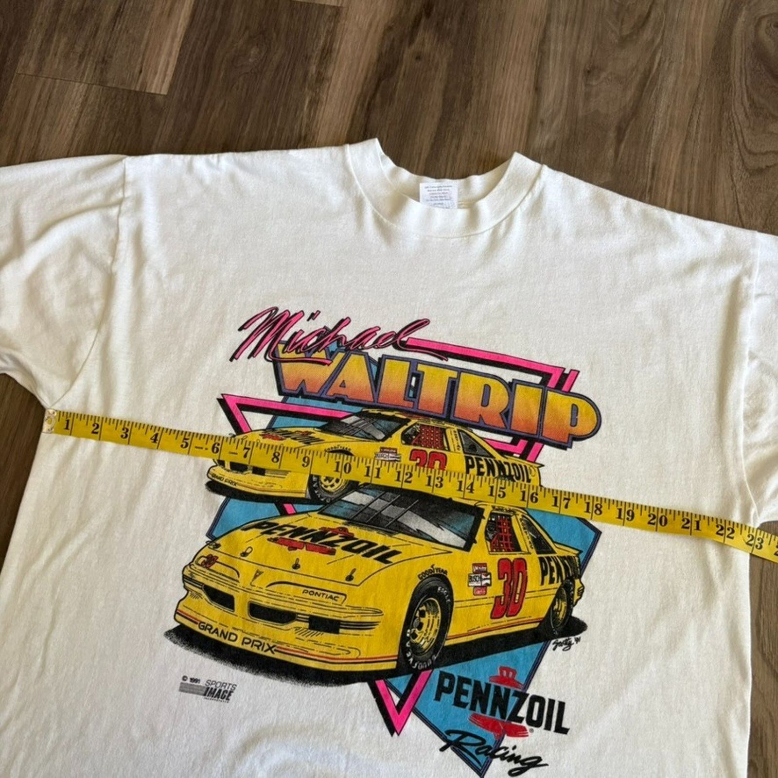 Vintage Vintage Michael Waltrip Pennzoil Racing T-Shirt Size XL Size US XL / EU 56 / 4 - 3 Thumbnail