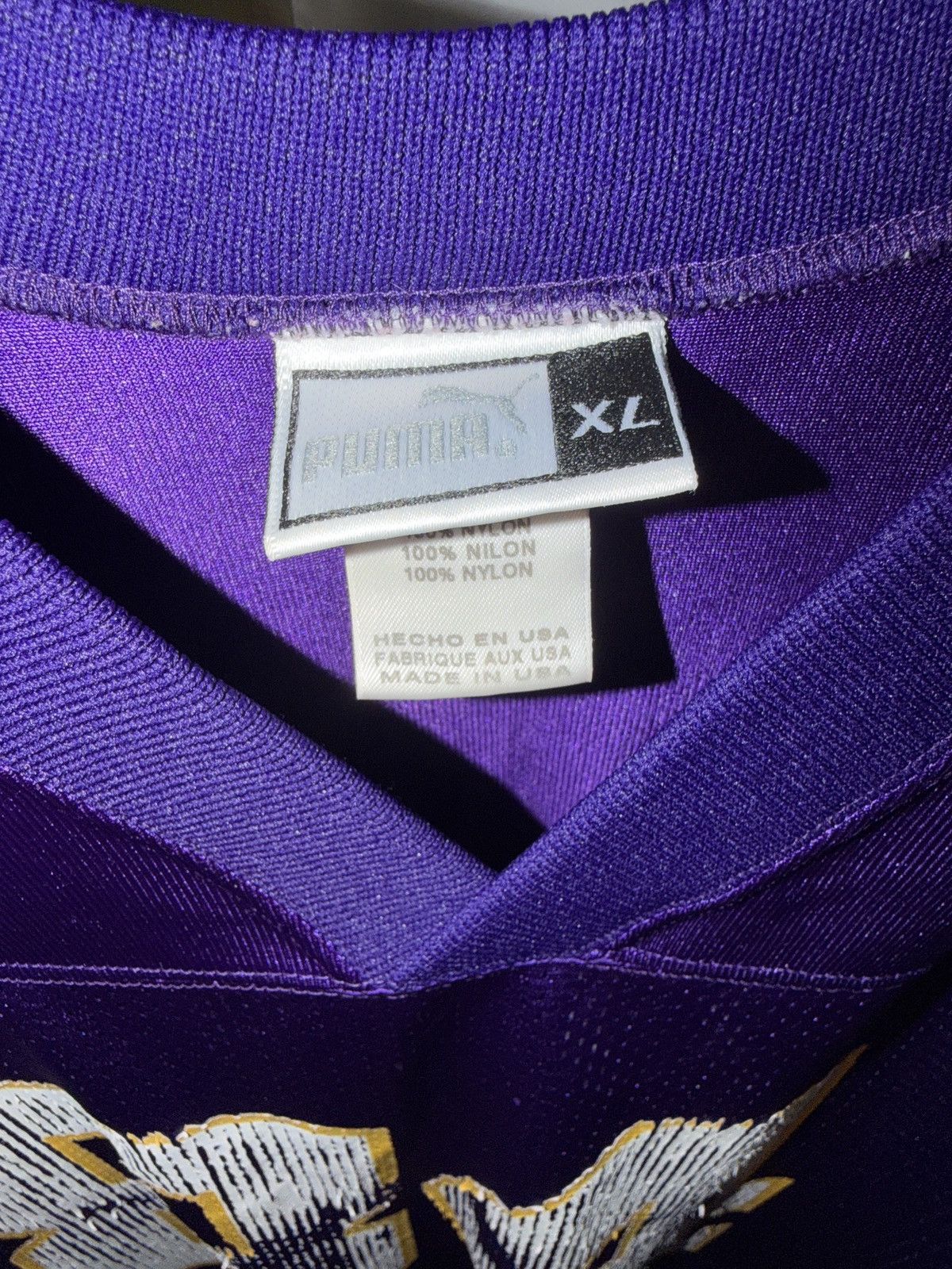 Puma Vintage Randy Moss Vikings Jersey Size US XL / EU 56 / 4 - 5 Thumbnail