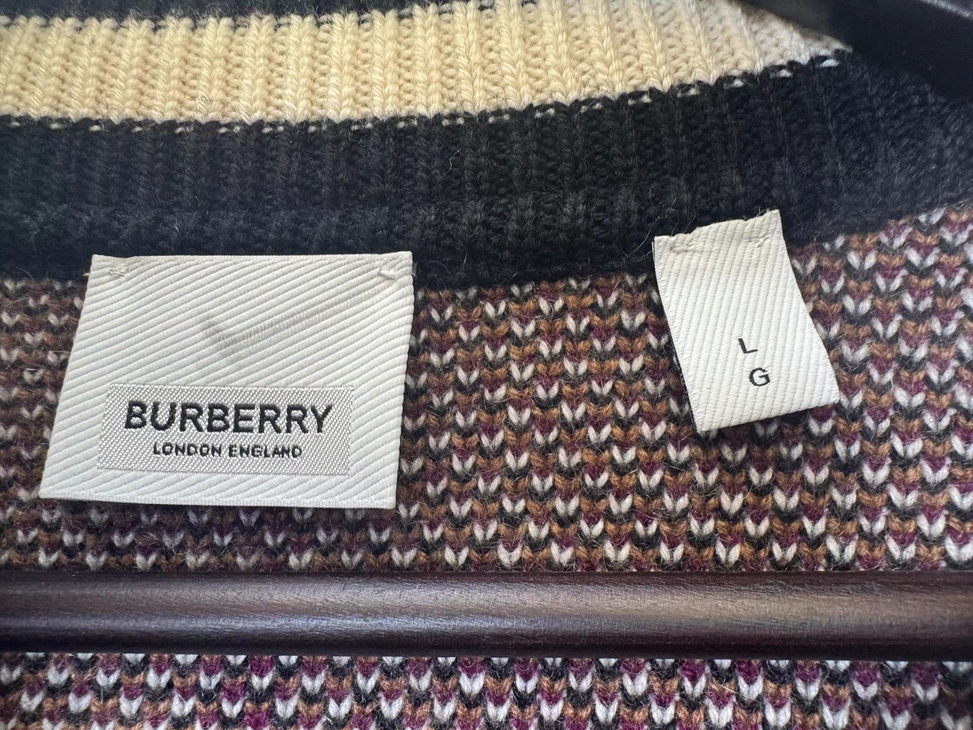 Burberry Burberry FW21 Check Cashmere Bomber Jacket K36 Size US L / EU 52-54 / 3 - 3 Thumbnail