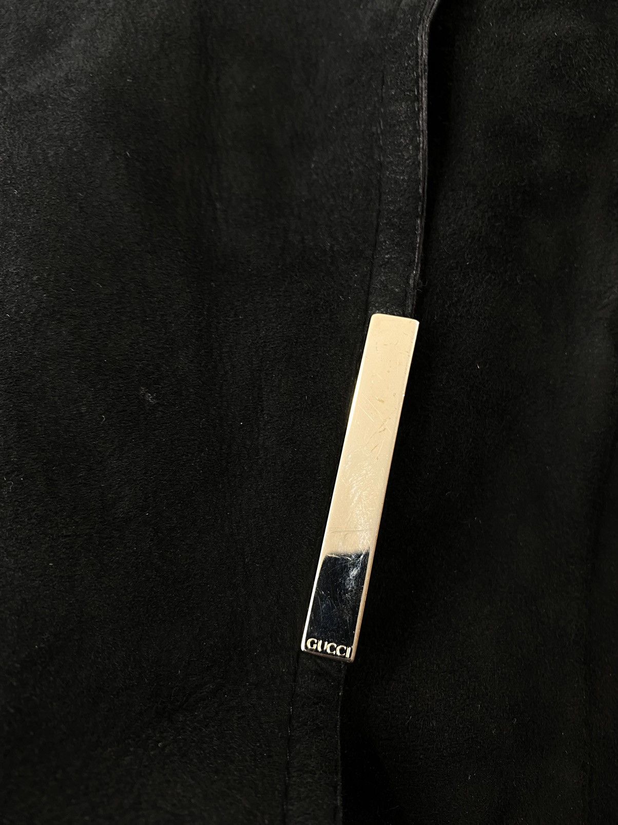 Gucci Rare! Vintage Gucci Suede Leather Jacket Fur Shearling Size M / US 6-8 / IT 42-44 - 14 Thumbnail