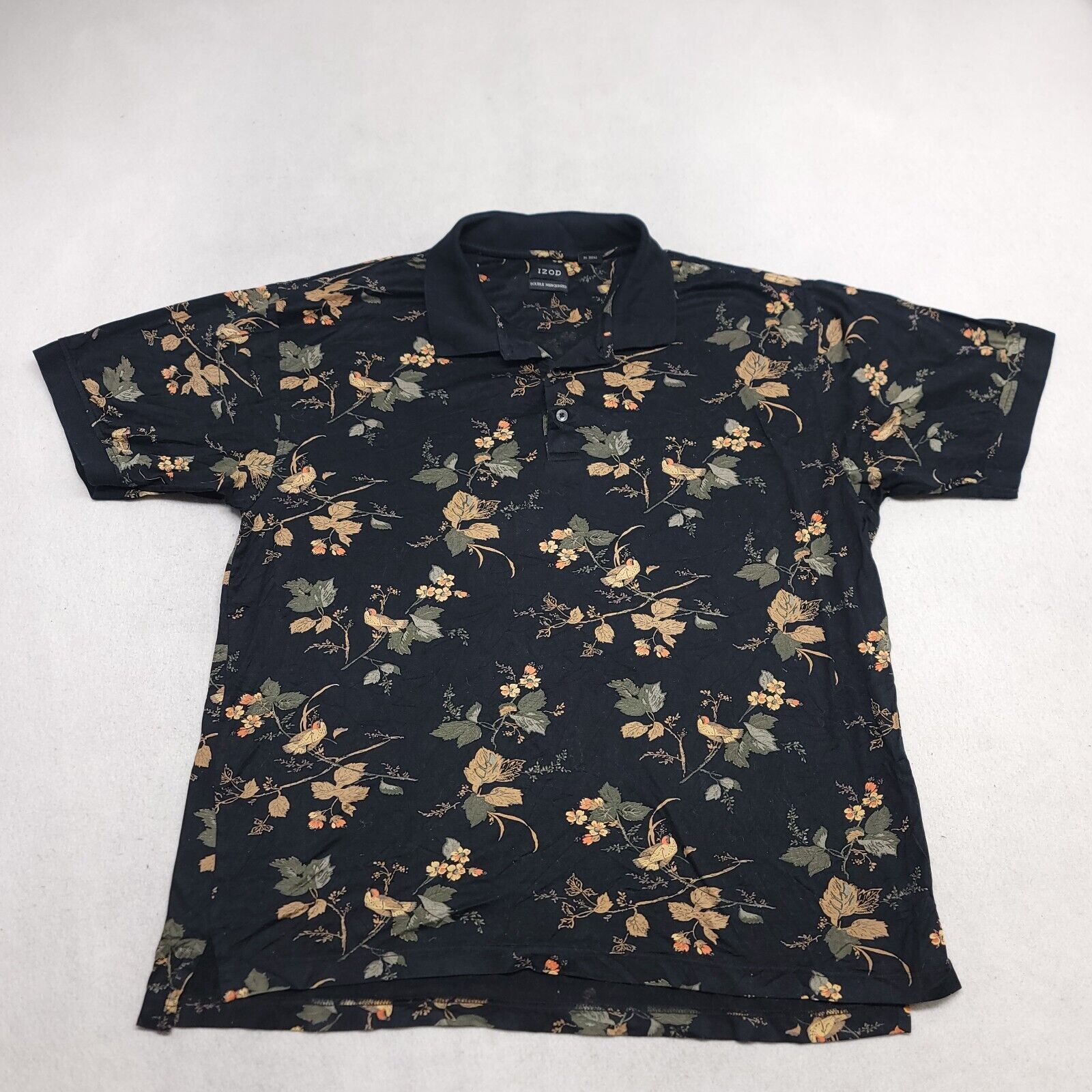 Izod IZOD Pullover Casual Polo Shirt Adult Men Size Large L Black Size US L / EU 52-54 / 3 - 2 Thumbnail
