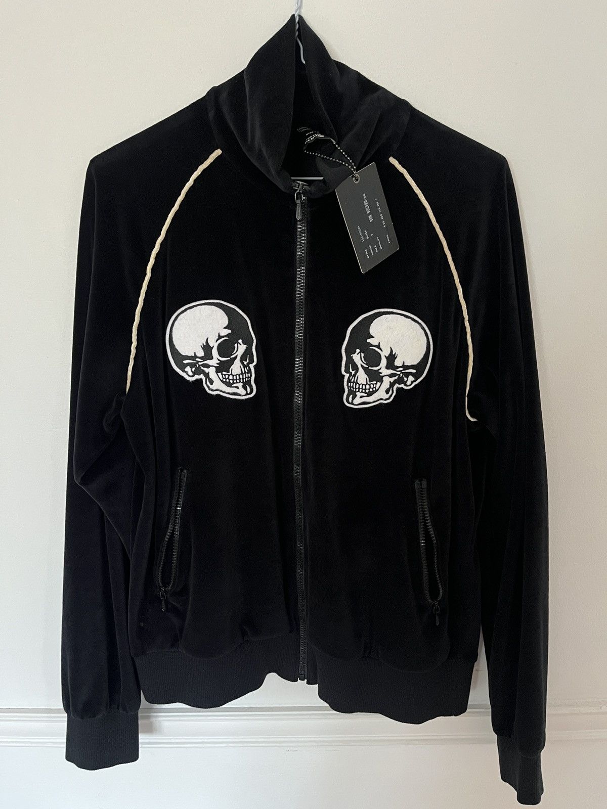 Number (N)ine Number Nine Double Skull Zip-up | Grailed