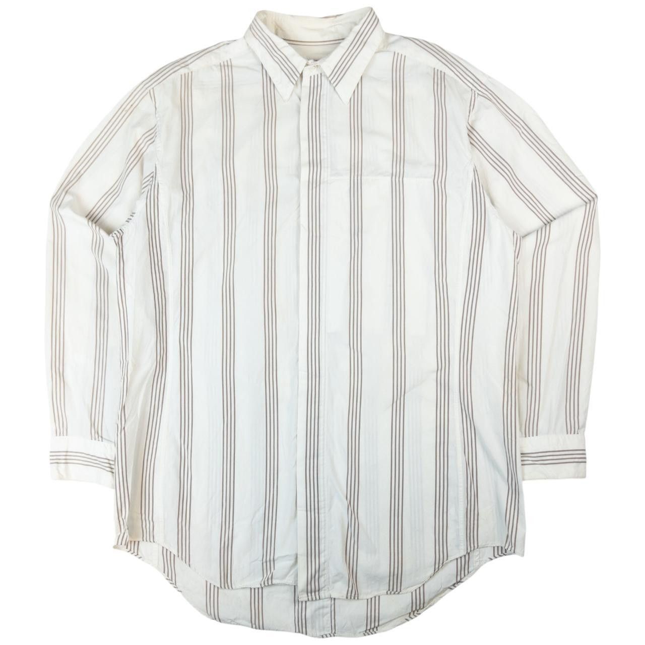 Issey Miyake Vintage Issey Miyake Striped Long Sleeve Button Shirt Size M Size US M / EU 48-50 / 2 - 1 Thumbnail
