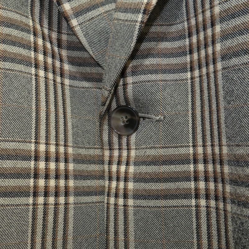 Needles Jacket Peaked Lapel Check Tailored Beige Size US XS / EU 42 / 0 - 4 Thumbnail