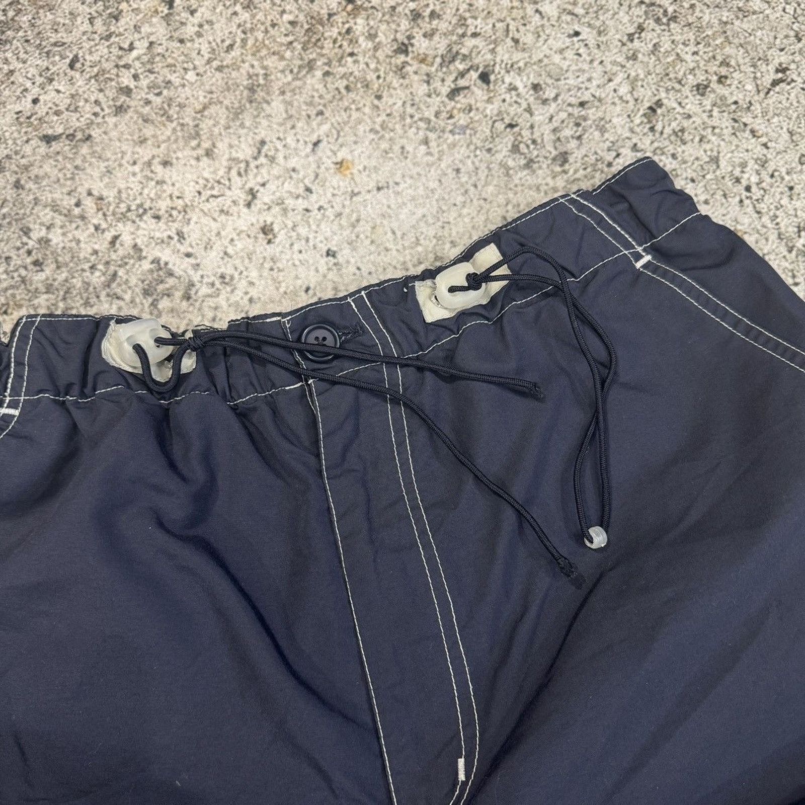 Vintage Y2K Caffeine Raver Nylon Multi Pocket Cargo Pant JNCO SKATER Size US 30 / EU 46 - 15 Thumbnail