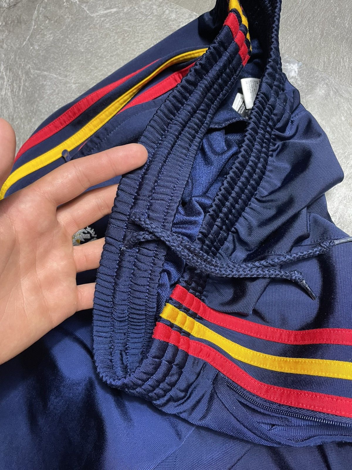 Adidas Vintage 90s Adidas Spain National Team Football Track Suit Size US L / EU 52-54 / 3 - 15 Thumbnail