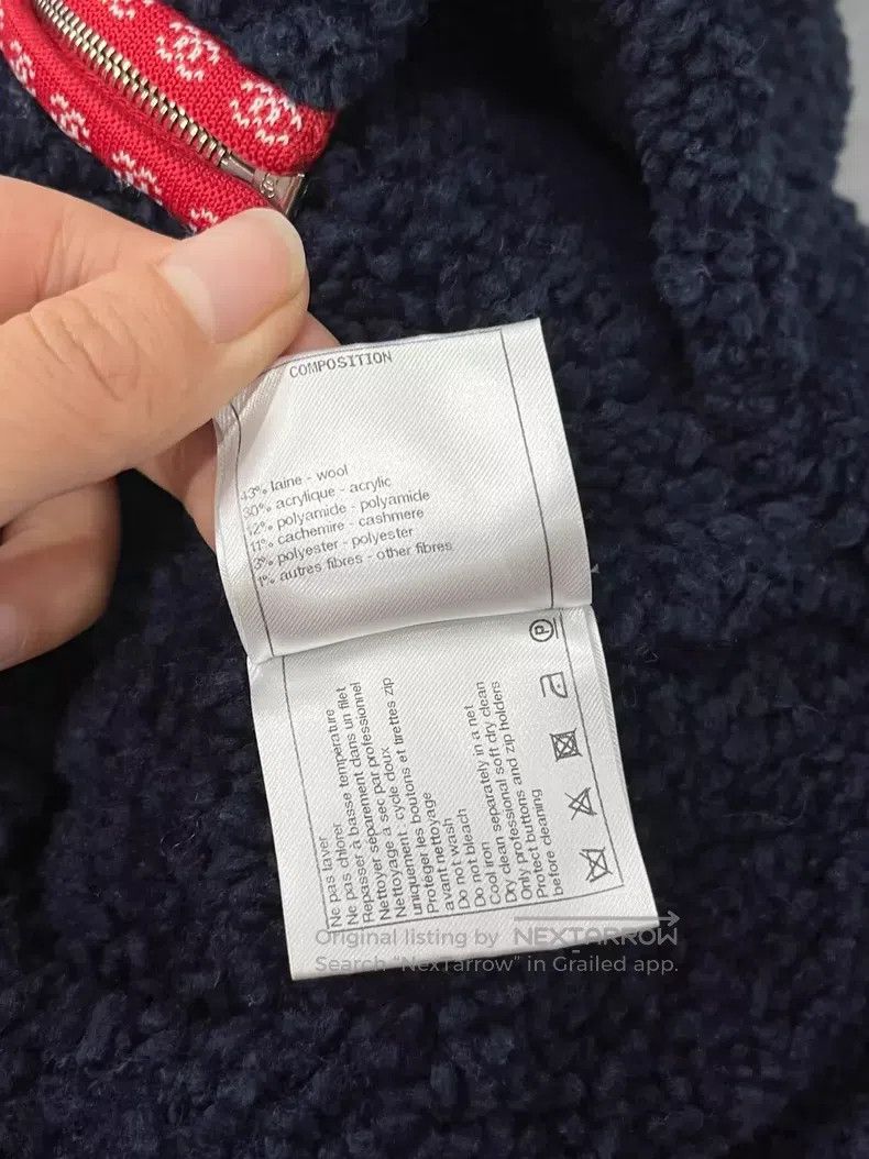 Chanel Chanel Dark blue teddy zipper jacket Size XS / US 0-2 / IT 36-38 - 7 Thumbnail