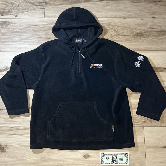 NASCAR NASCAR Black Fleece Pullover Hoodie Embroidered Logo | Grailed