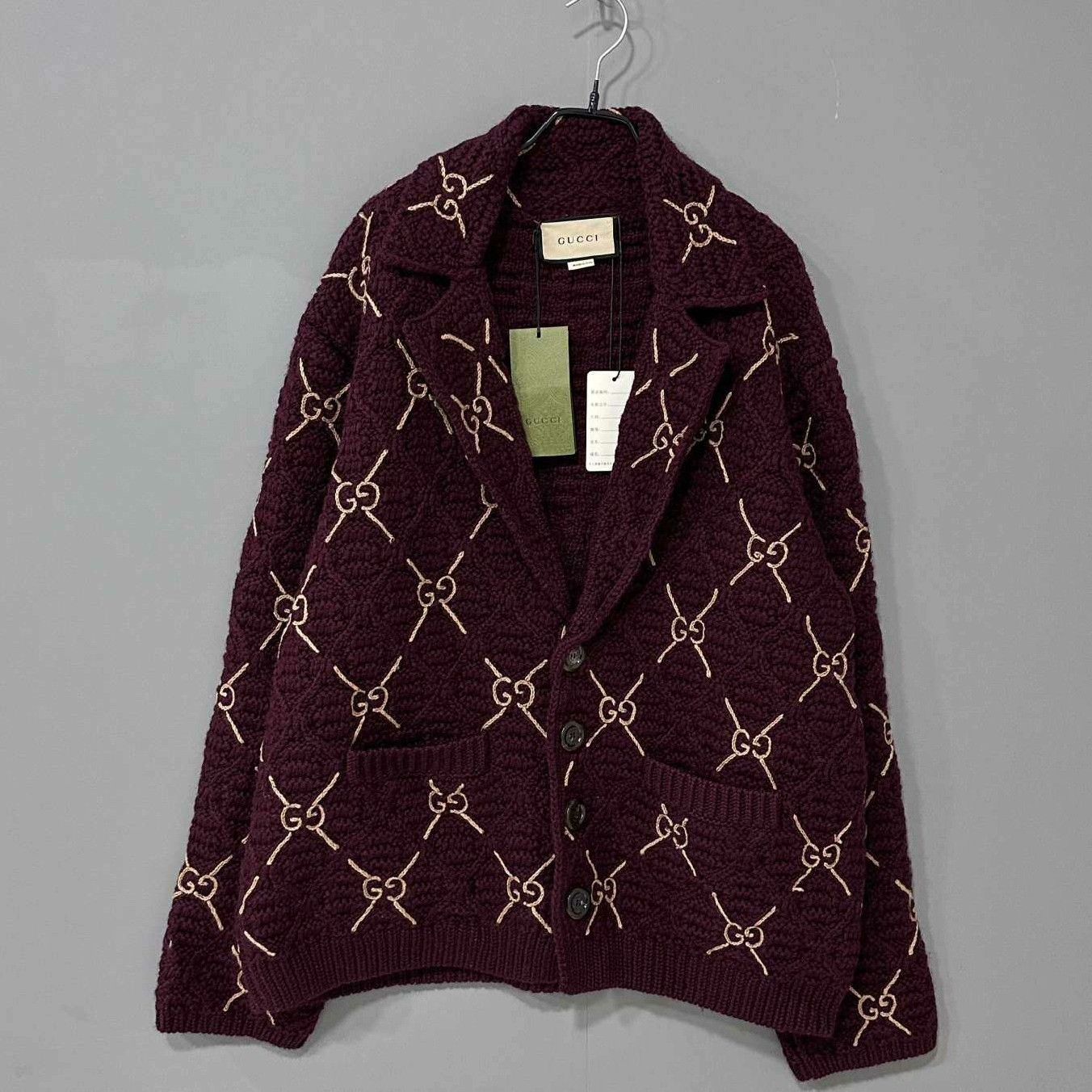 Gucci Gucci Knit Red Sweater l Men Size US L / EU 52-54 / 3 - 1 Thumbnail