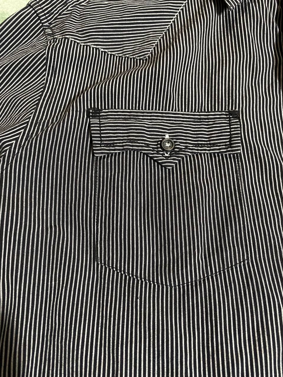 Diesel × Vintage Y2K Diesel D Japan Archival Punk Work Long Sleeve Shirt Size US XL / EU 56 / 4 - 13 Thumbnail