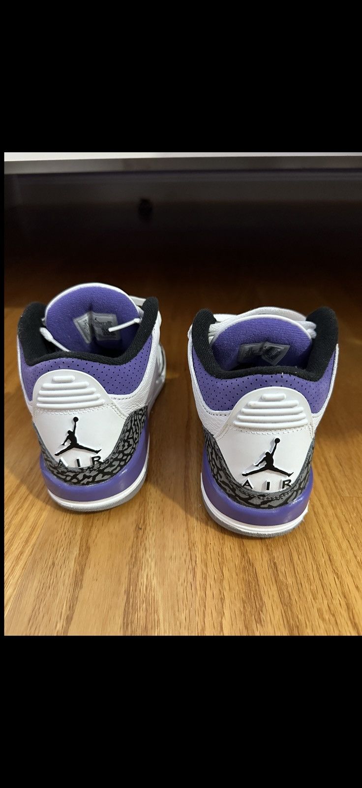 Jordan Brand Air Jordan 3 Retro Dark Iris Size US 4 / IT 34 - 2 Thumbnail